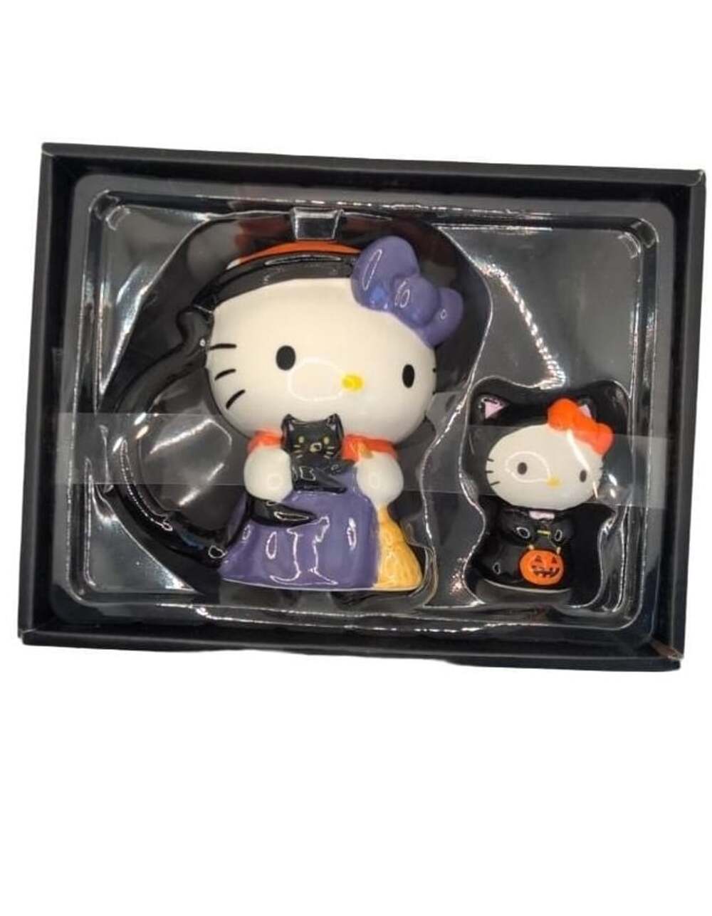 Blue Sky Clayworks Hello Kitty Halloween Mug & Witch Figurine Set NIB